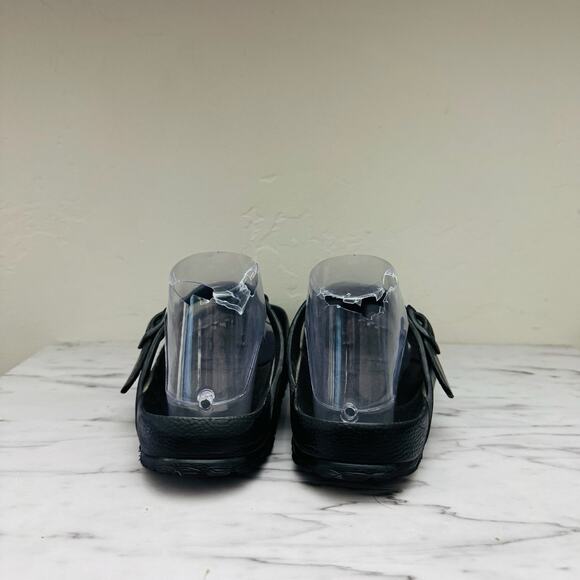 Birkenstock Gizeh Black Leather Thong Sandals Women’s Size 5.5 - Picture 5 of 10